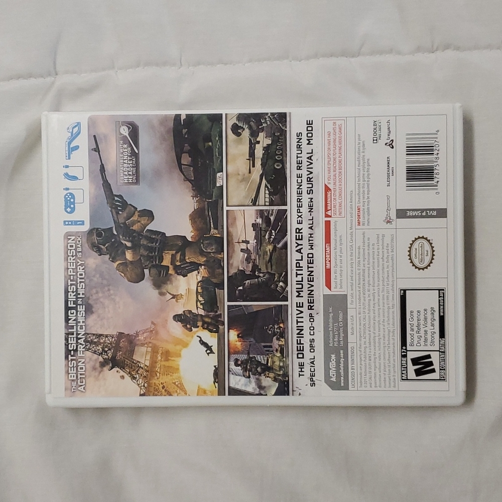 2/$20 Call Of Duty MW3 video game for the Wii - Picture 4 of 5